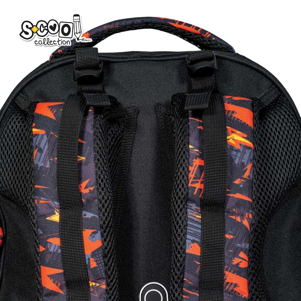 Ghiozdan baieti, desgin modern, STREET BALL, 39 cm, buzunare laterale, baza EVA, picioare - imagine 9