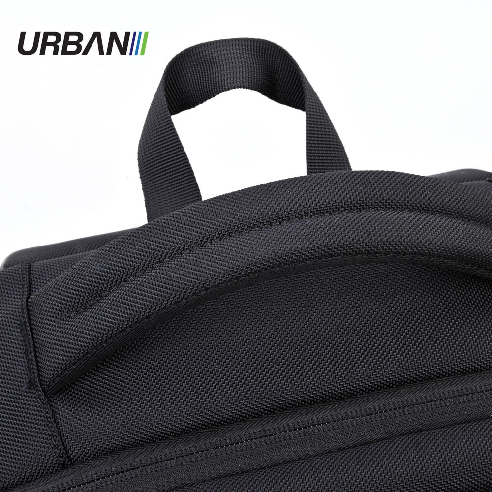 Ghiozdan URBAN, compartiment laptop, port extern, cablu USB intern, maner, 44x31x13 cm - imagine 7