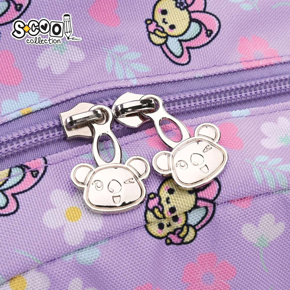 Ghiozdan gradinita, 1 compartiment, bretele ajustabile, LITTLE BUTTERFLY, 30x24x9 cm - imagine 5