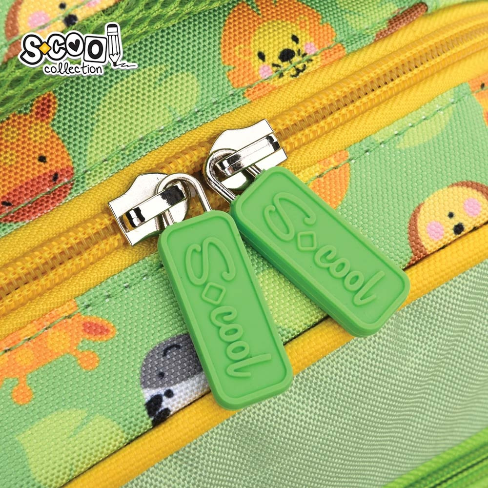 Ghiozdan ergonomic, model SAFARI, pentru gradinita, 30x25x14 cm, multicolor - imagine 5