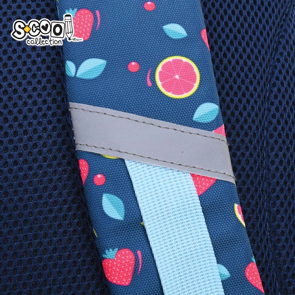 Ghiozdan 3D ergonomic BERRY GOOD, 2 compartimente, multicolor, 42x30x22 cm - imagine 7