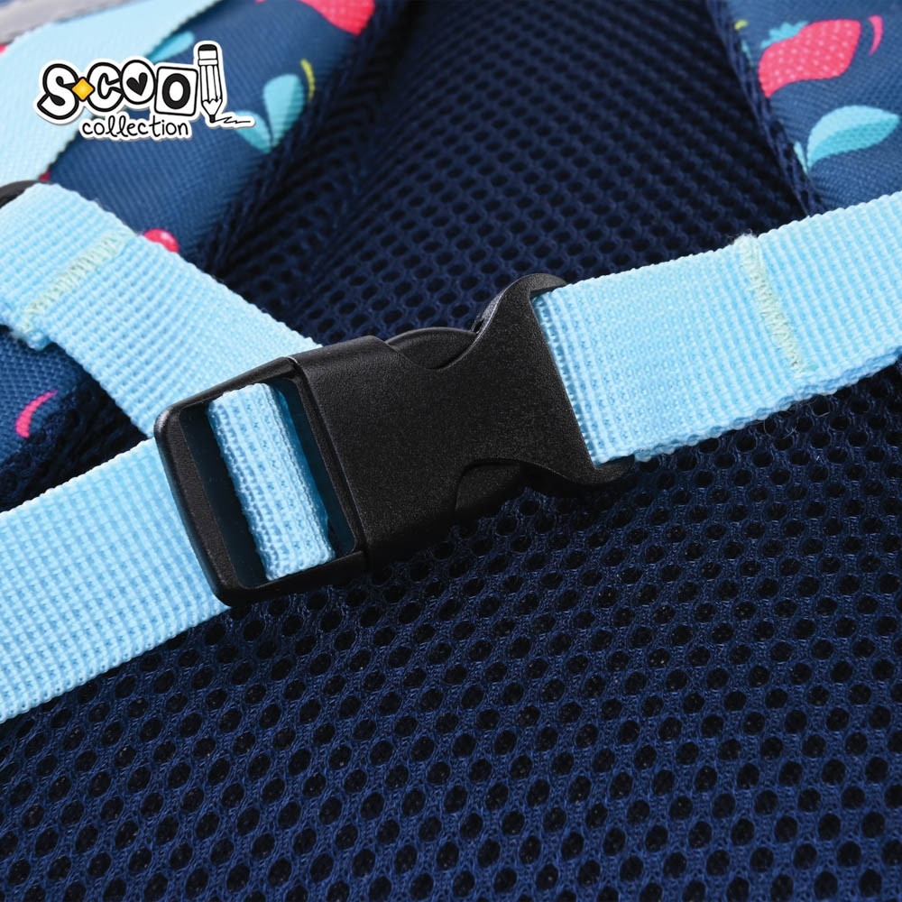 Ghiozdan 3D ergonomic BERRY GOOD, 2 compartimente, multicolor, 42x30x22 cm - imagine 8