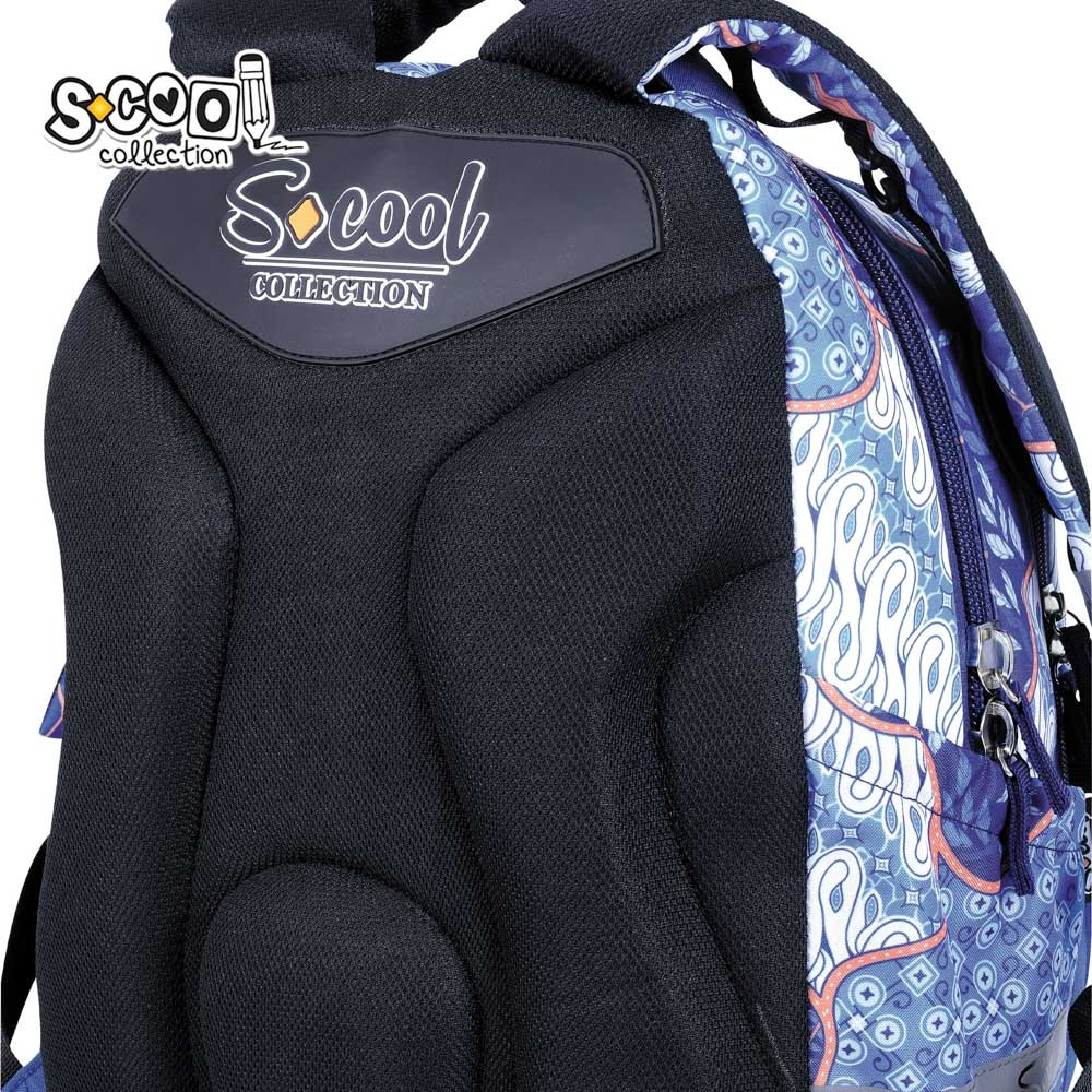 Ghiozdan ergonomic copii, 19.5 litri, 2 compartimente, buzunare depozitare, 41x28x17 cm - imagine 8