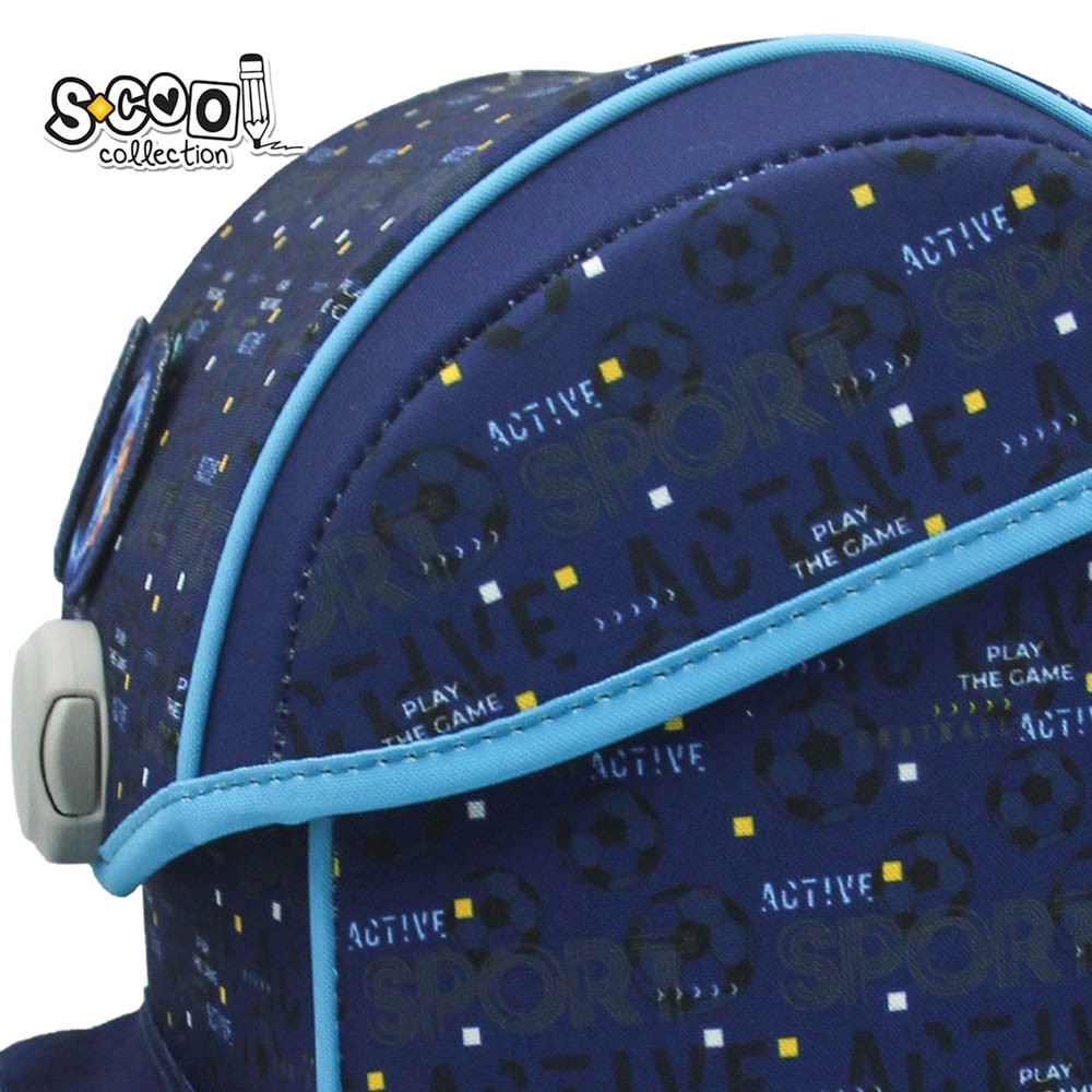 Ghiozdan anatomic elevi, buton magnetic, multicolor, 42x30x22 cm, Premium - imagine 7