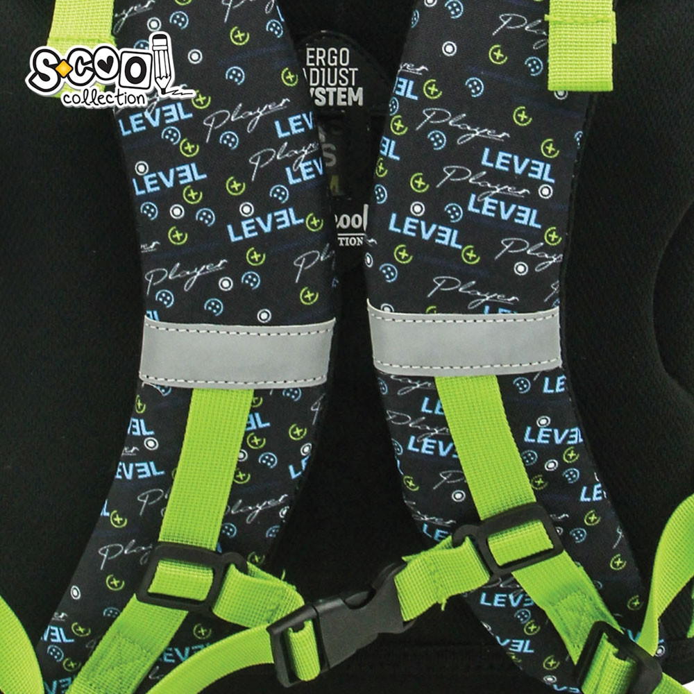 Ghiozdan anatomic Premium, 27 litri, buton magnetic, 42x30x22 cm - imagine 8