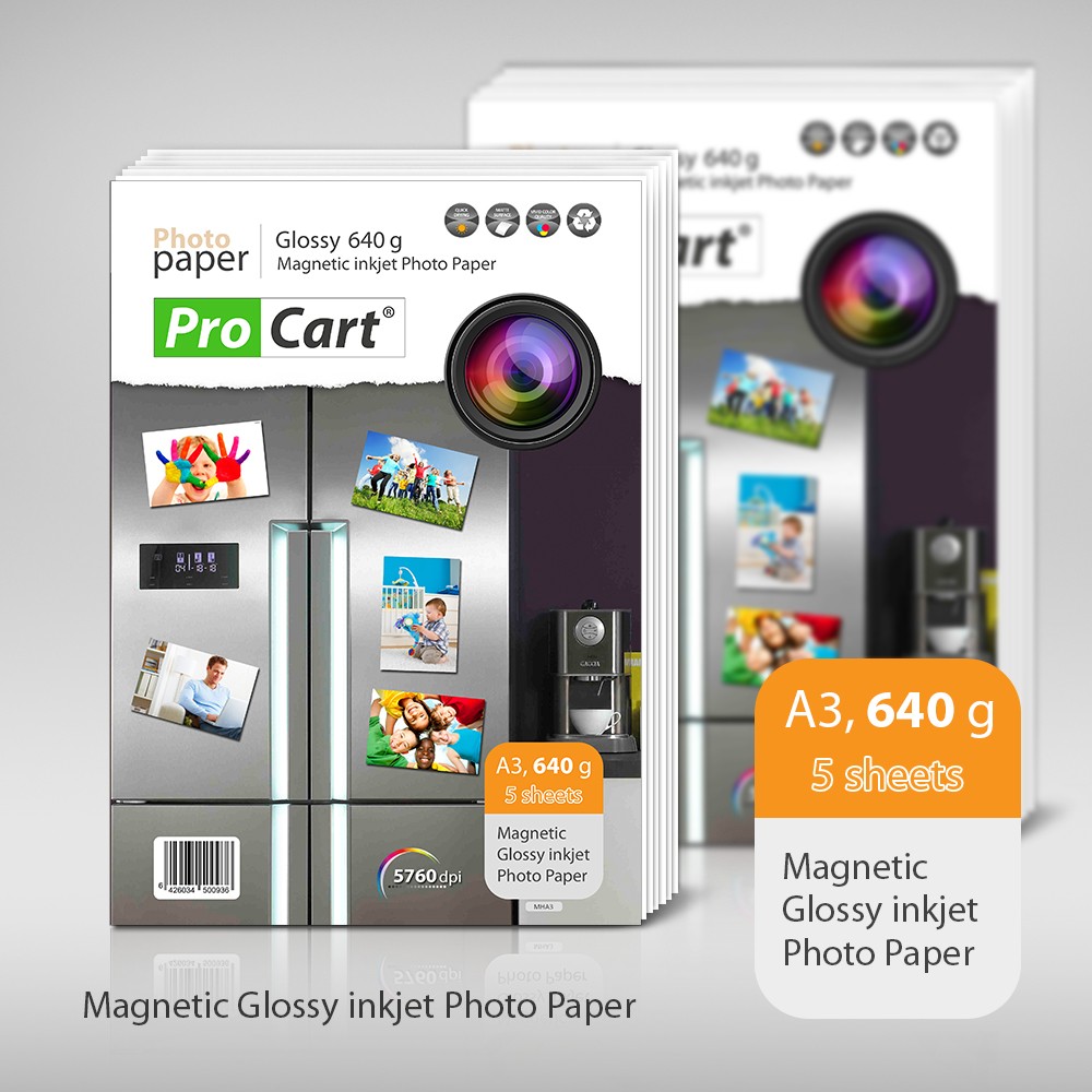 Hartie FOTO Magnetica Glossy 640g A3