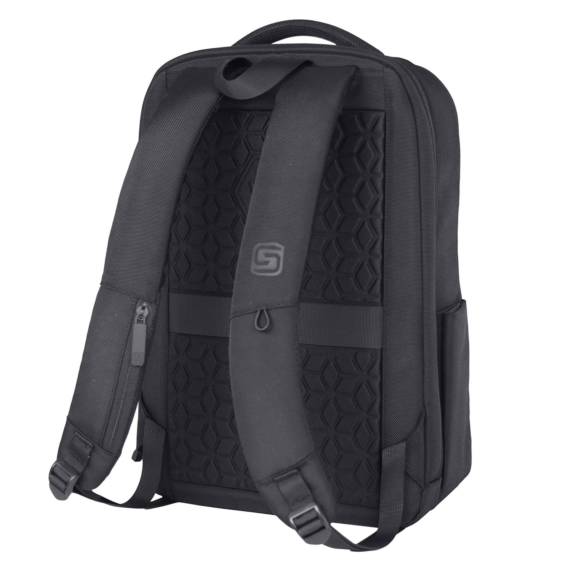 Rucsac pentru laptop Ally Premium Walker, compartimentat, 25 litri, negru, 30x44x18 cm - imagine 5