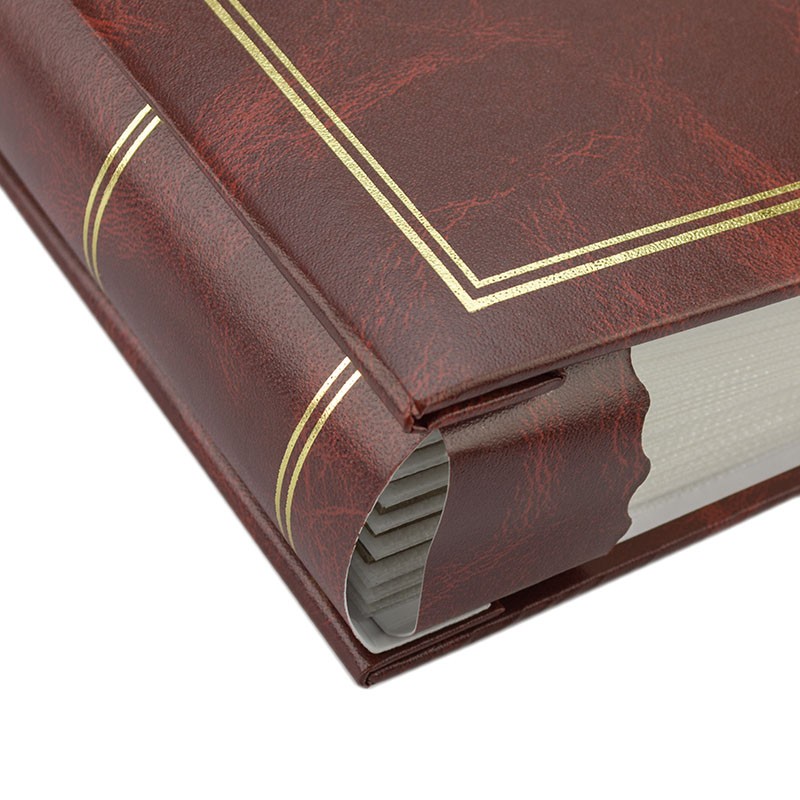Album Clasic pentru fotografii, 10x15, 500 poze, tip carte, buzunare slip in, maro, RESIGILAT - imagine 8