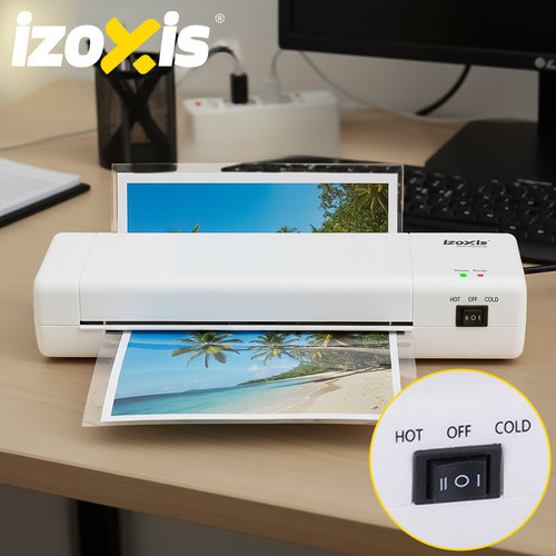Set laminator A4, 150-250 microni, laminare la cald/rece, trimmer, dispozitiv rotunjire colturi, 60 plicuri - 1 | YEO