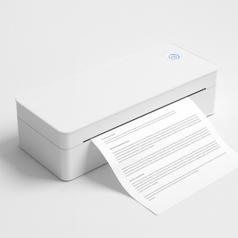 Imprimanta termica portabila A4, USB, Bluetooth, 300 DPI, Windows, Android, iOS - imagine 8