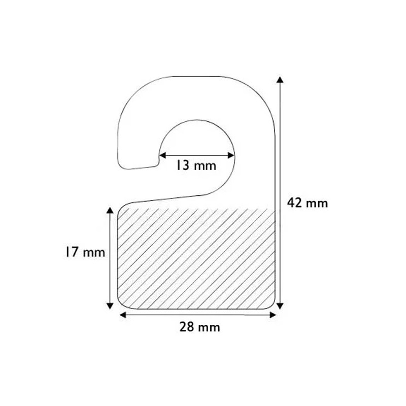 Set agatatori autoadezive eurohook din PVC, 12 bucati - imagine 2