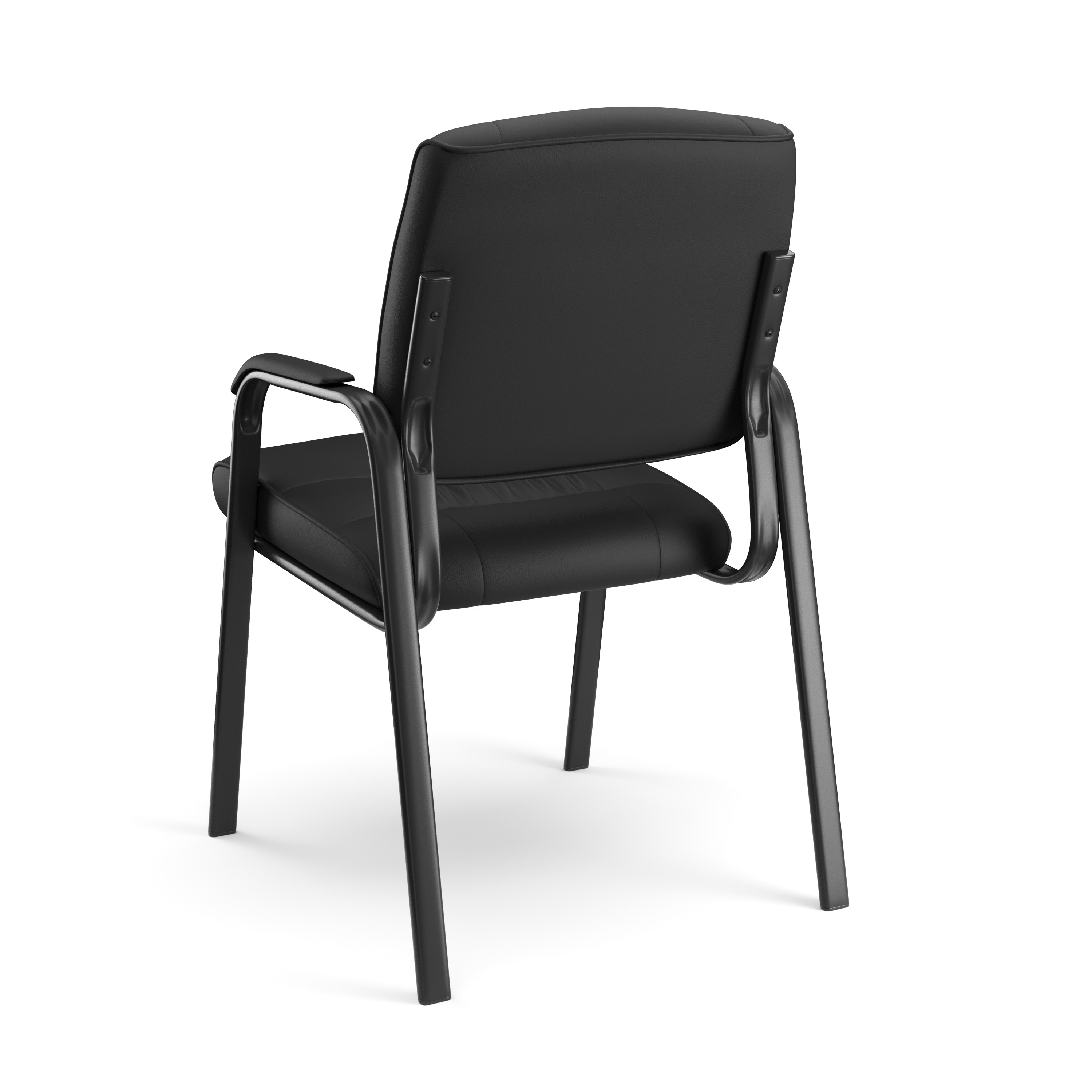 Scaun de conferinta, tapiterie piele ecologica si spuma, cotiere captusite, inaltime 91 cm - imagine 10