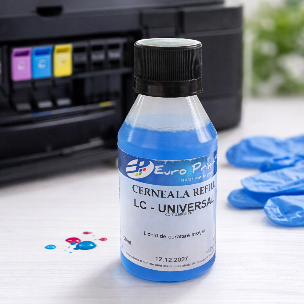Solutie curatare capete printare si cartuse infundate, pentru imprimante, 100 ml - imagine 3
