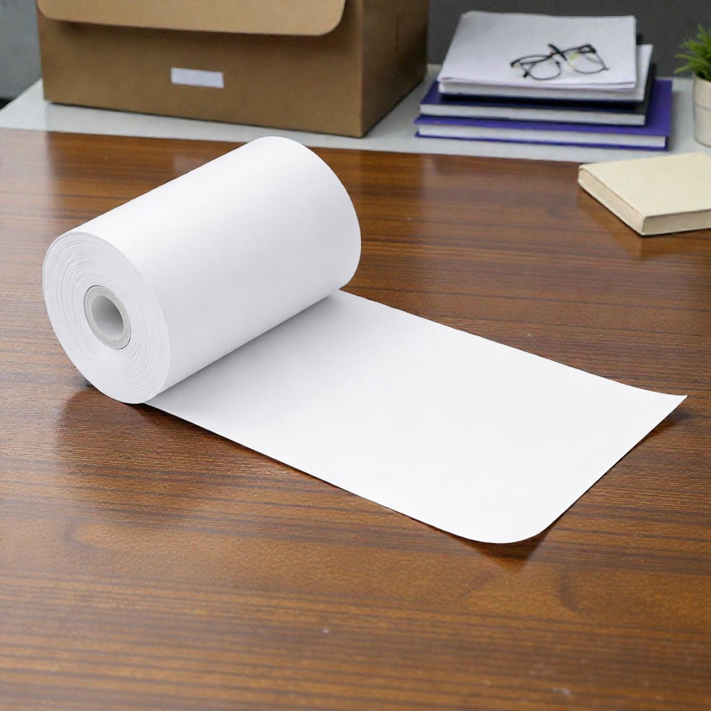 Rola hartie termica casa marcat, 57 mm x 18 m, 48 g/mp, alba - imagine 8