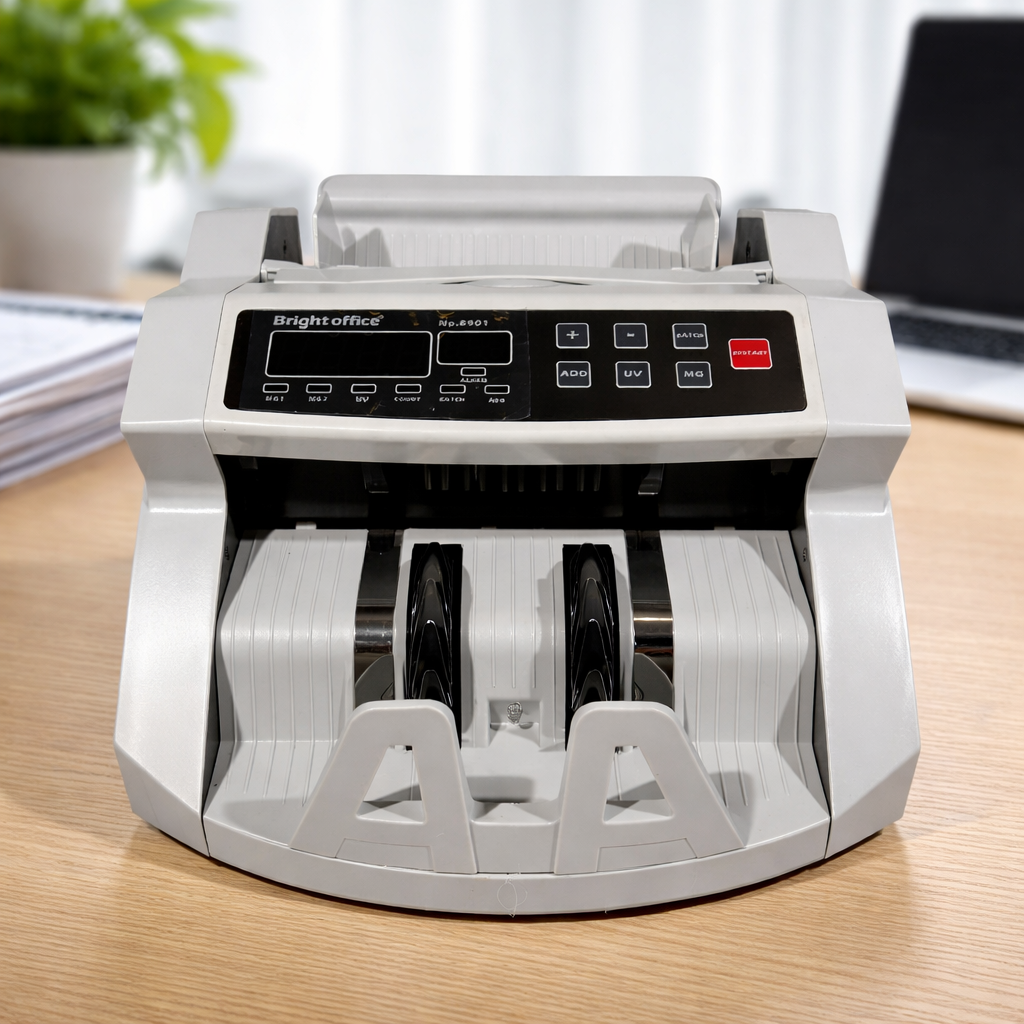 Masina de numarat bani profesionala cu detectare falsuri UV/MG – 900 bancnote/min, display LED - imagine 2