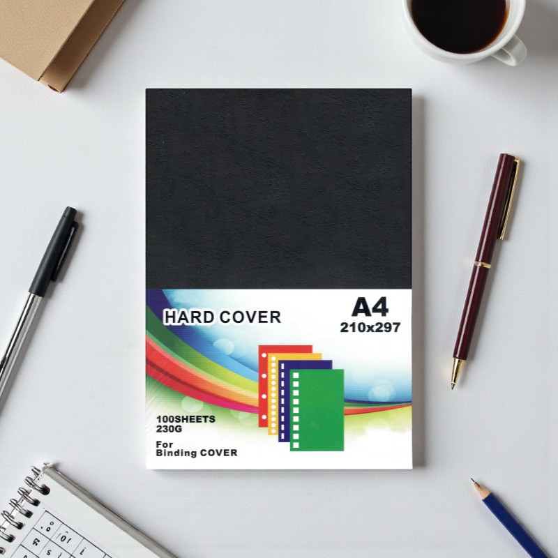 Coperta indosariere documente, format A4, carton texturat 230g/mp, top 100 coli Verde - imagine 5