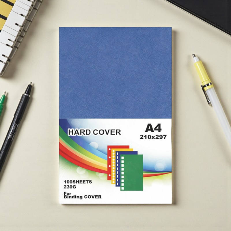 Coperta indosariere documente, format A4, carton texturat 230g/mp, top 100 coli Verde - imagine 14