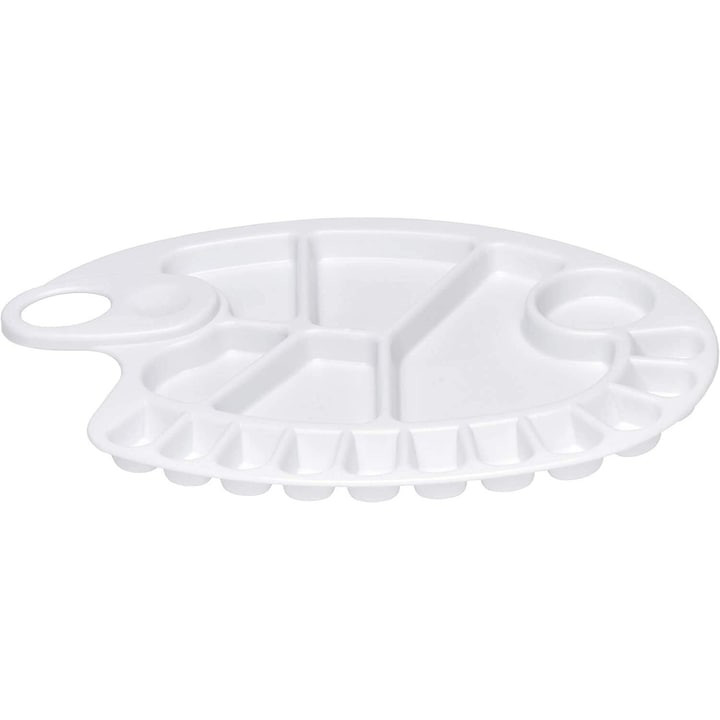 Paleta pentru pictura, forma ovala, 34 x 24 cm - imagine 3