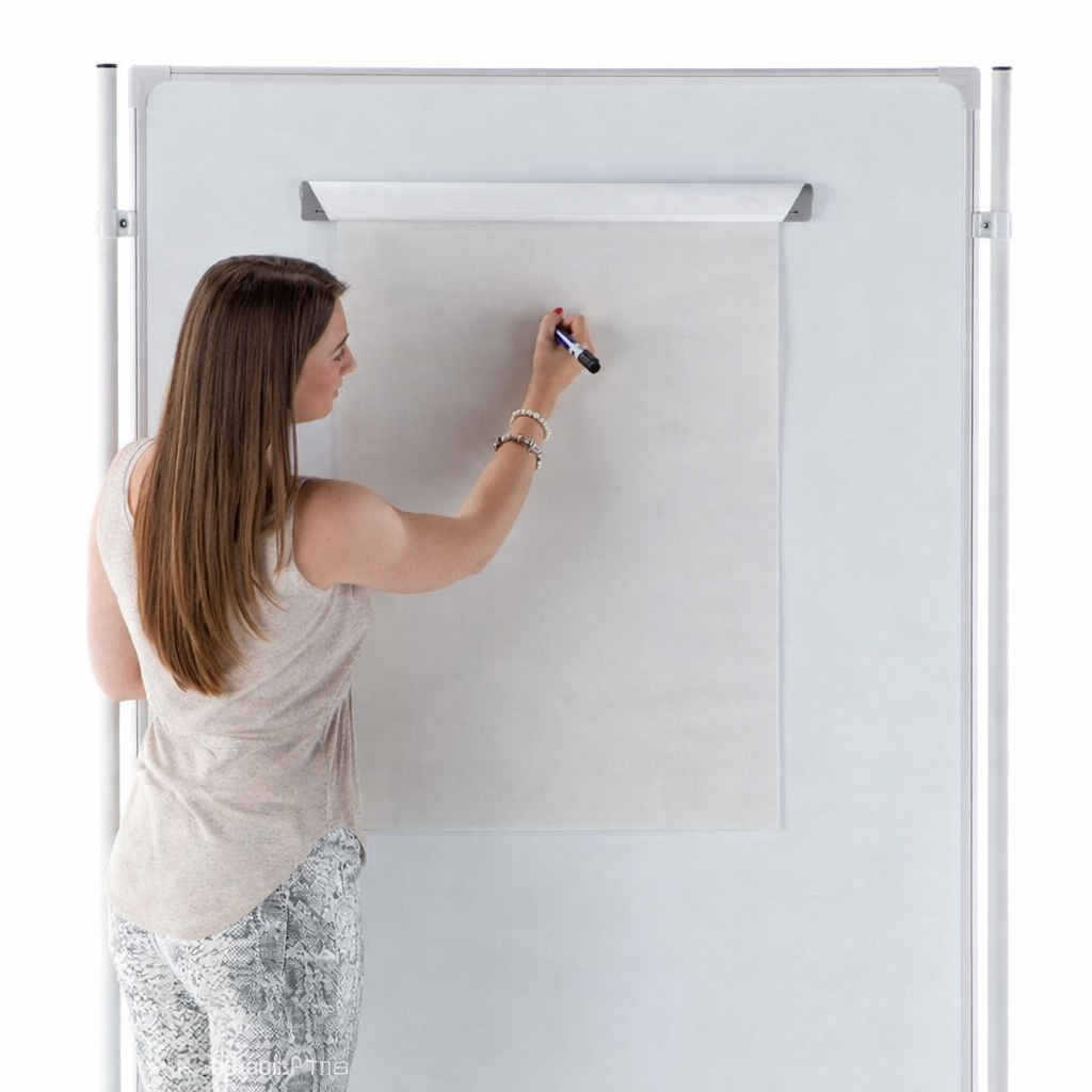 Suport magnetic pentru hartie flipchart, agatatori reglabile, 70 cm, ProCart - imagine 4