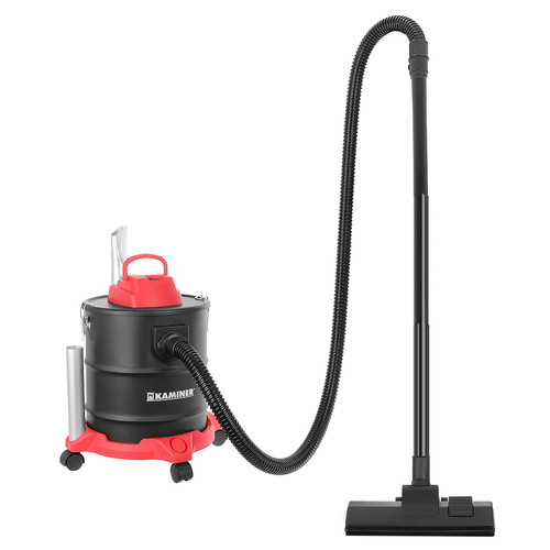 Aspirator industrial pentru cenusa, fara sac, 20 litri, 1600 W, filtru HEPA, geanta inclusa, negru/rosu, RESIGILAT - imagine 11