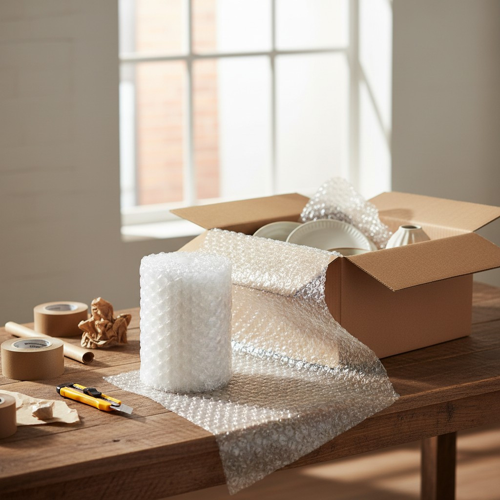 Folie cu bule de aer - 400 x 330 mm, lungime 300 m - imagine 4