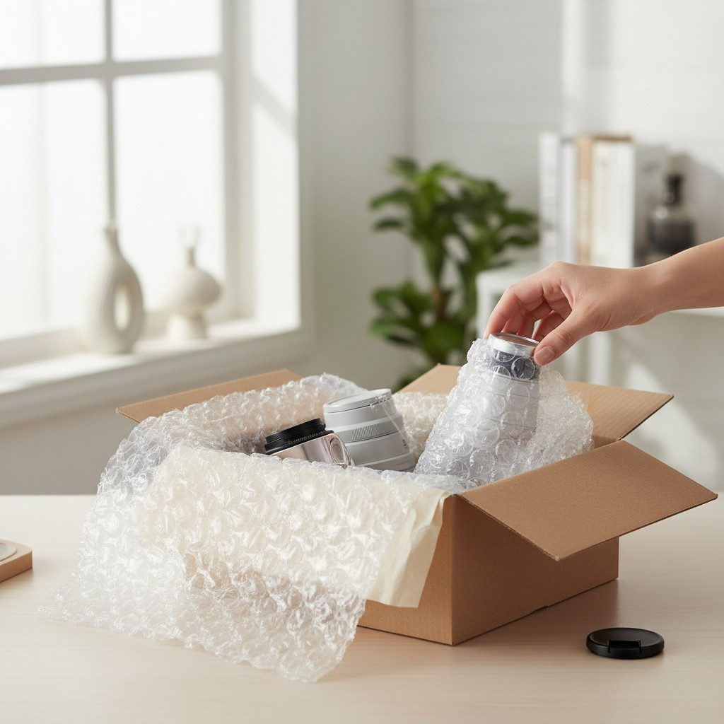 Folie cu bule de aer - 400 x 330 mm, lungime 300 m - imagine 3