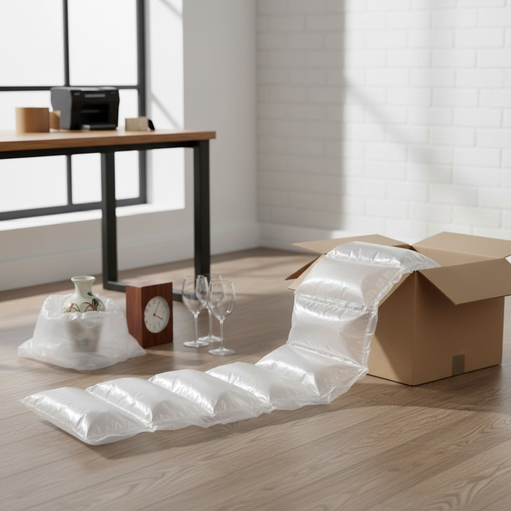 Folie cu bule de aer 0.2 x 5 m lungime, 20 microni, protectie ambalare - imagine 6