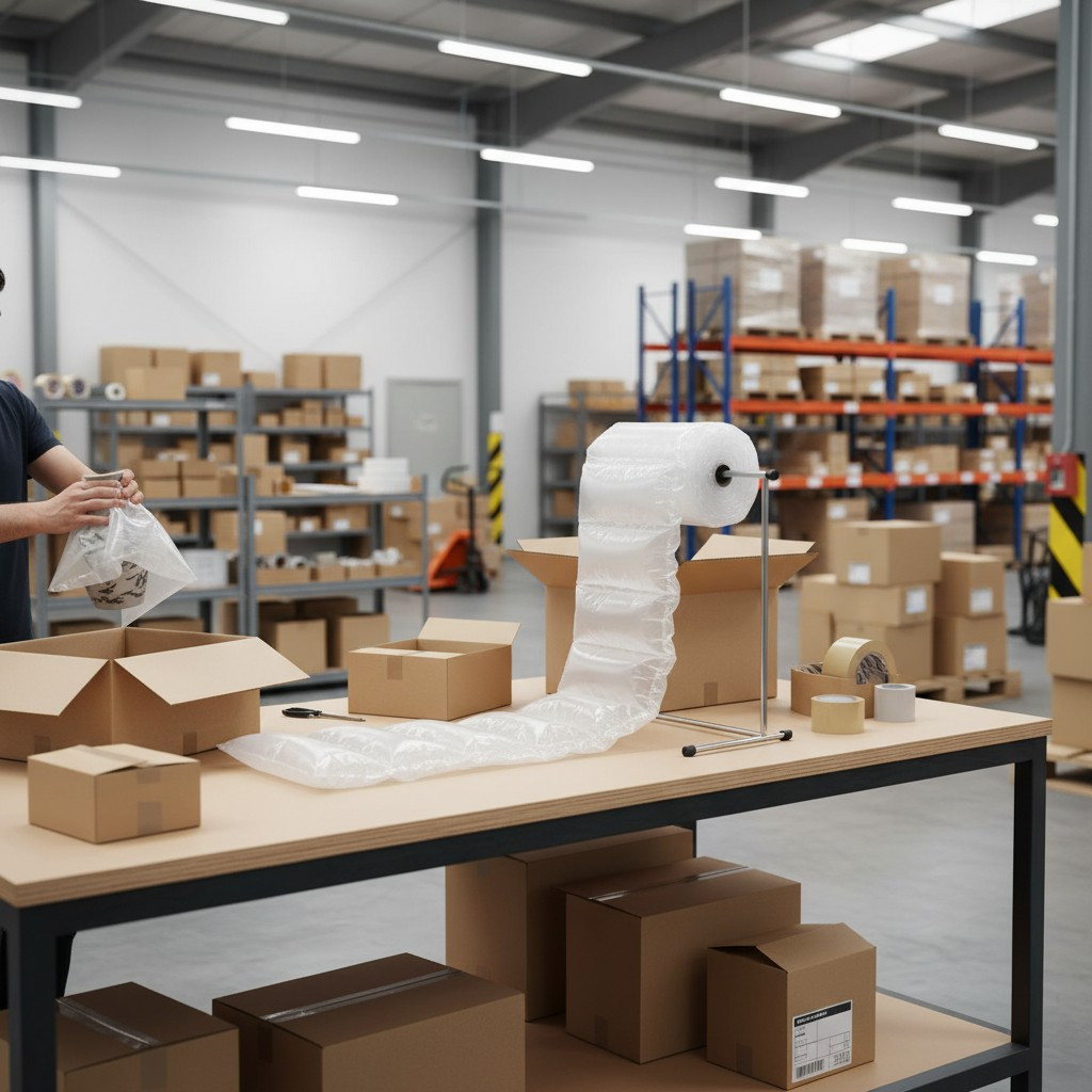 Folie cu bule de aer 0.2 x 5 m lungime, 20 microni, protectie ambalare - imagine 7