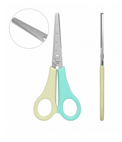 Foarfeca Ek Joy Pastel 13.5 cm, lame otel inoxidabil, culori pastel - imagine 3