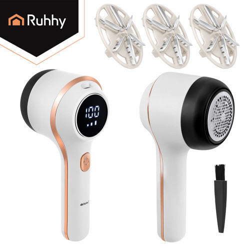 Aparat de curatat scame, wireless, 3 moduri functionare, 6 lame otel, LCD, 9500 rpm - imagine 7