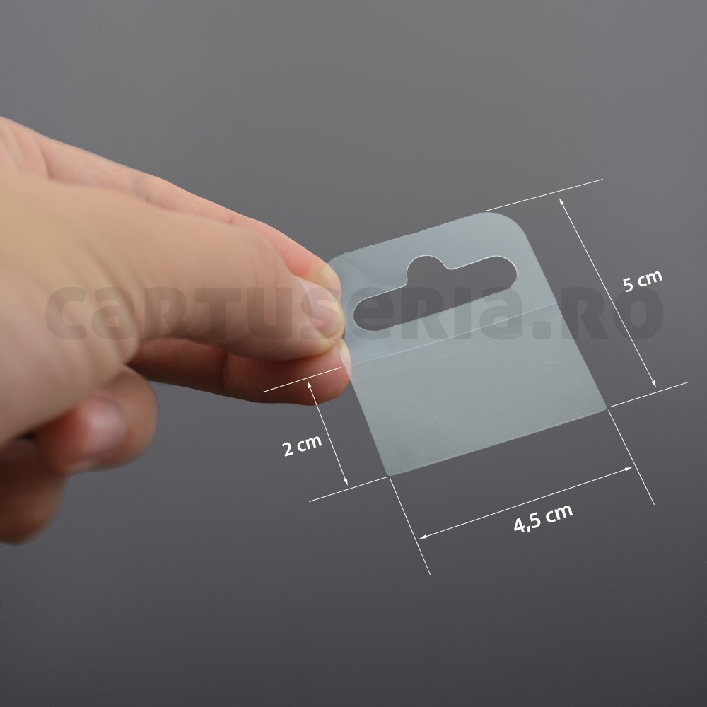 Agatatori autoadezive eurohole, din plastic, transparente, set 12 bucati - imagine 5