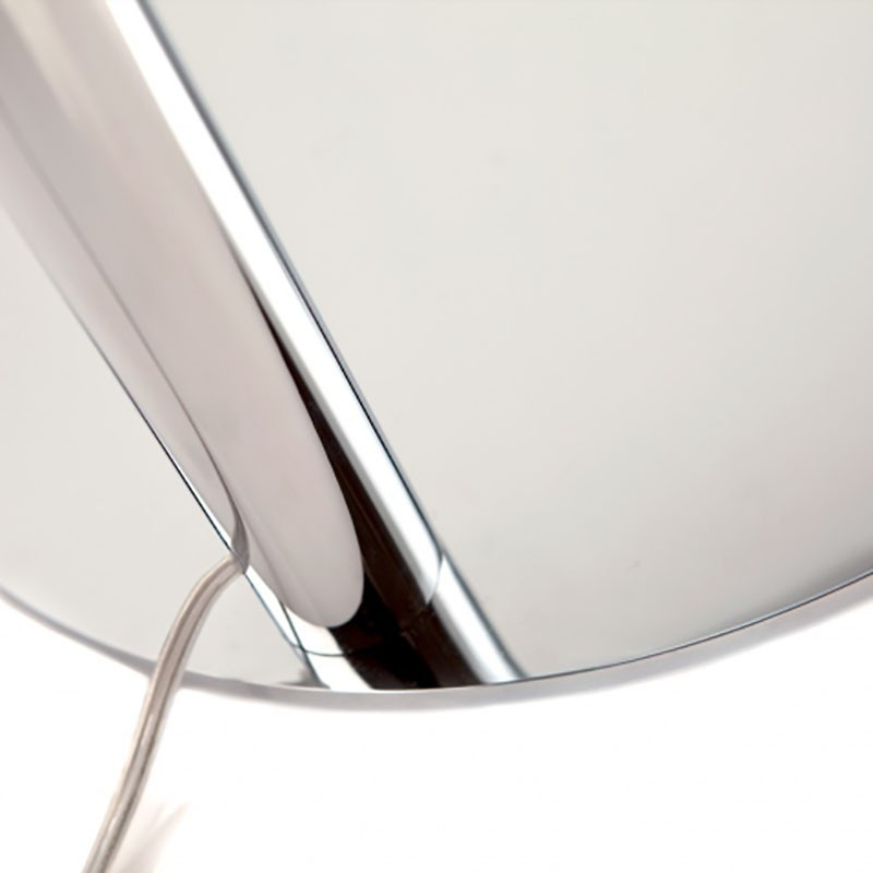 Glob pamantesc iluminat STEM Reflection 30 cm – design modern alb-gri, educativ si decorativ - imagine 4
