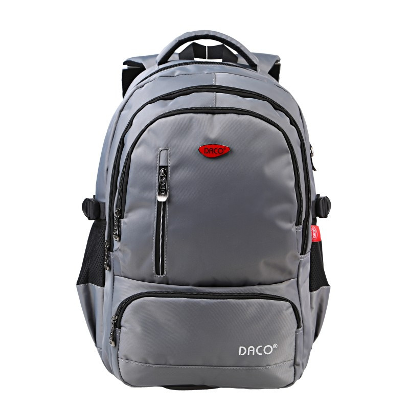 Ghiozdan modern gri, Daco GH558GR, 48 cm, fermoar