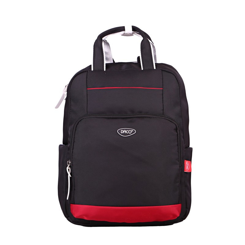 Ghiozdan pentru elevi, Daco GH568N, 41 cm, negru si rosu