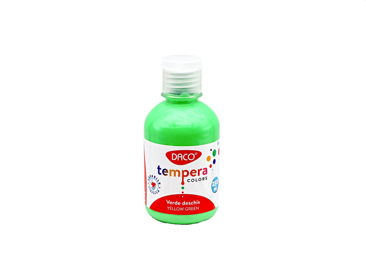 Culori tempera pentru pictura, verde deschis, 250 ml, DACO