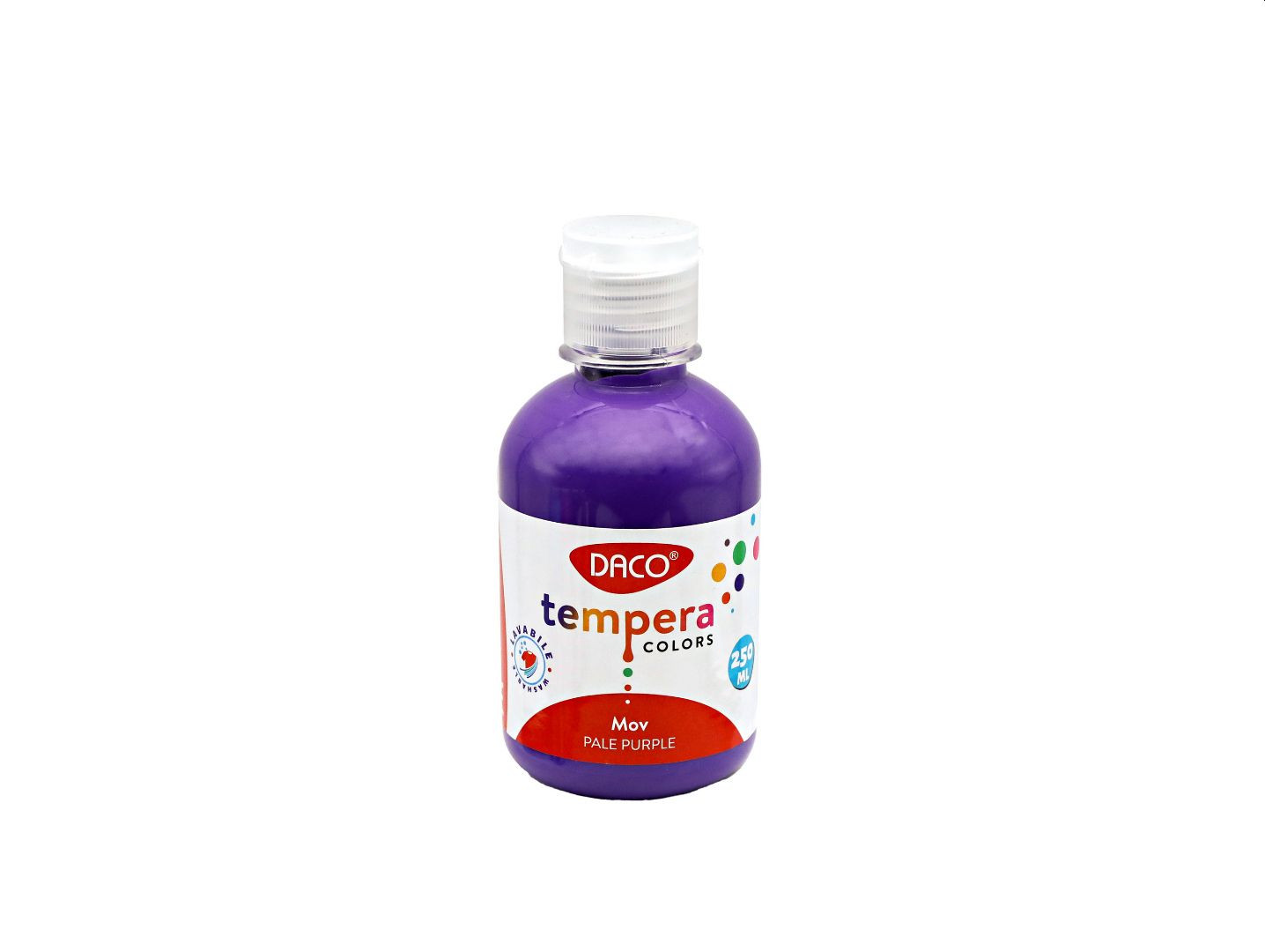 Culori tempera pentru pictura, mov, 250 ml, DACO