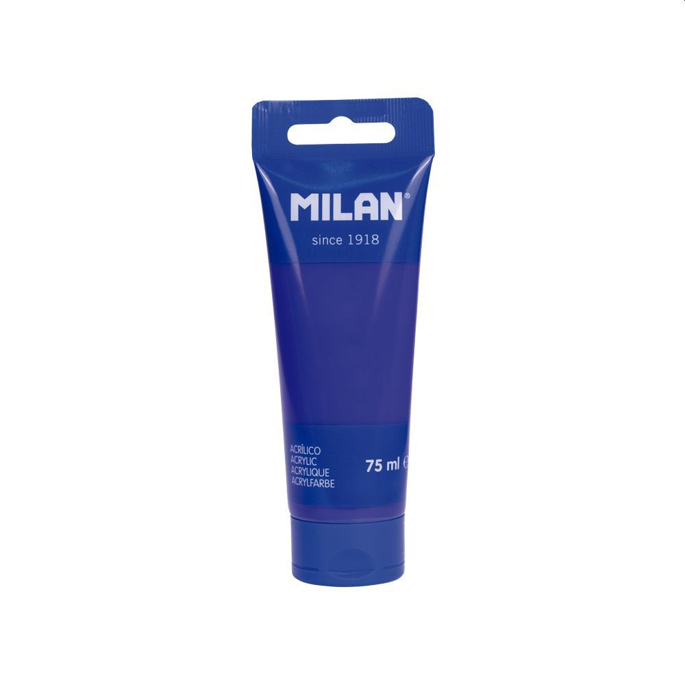 Vopsea acrilica pentru pictura, albastru ultramarin, 75 ml, MILAN