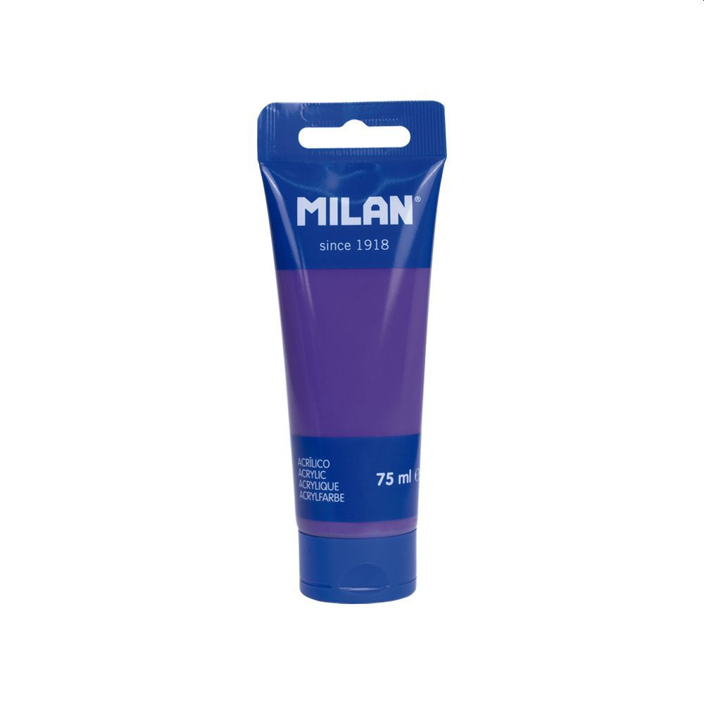 Vopsea acrilica pentru pictura, violet, 75 ml, MILAN