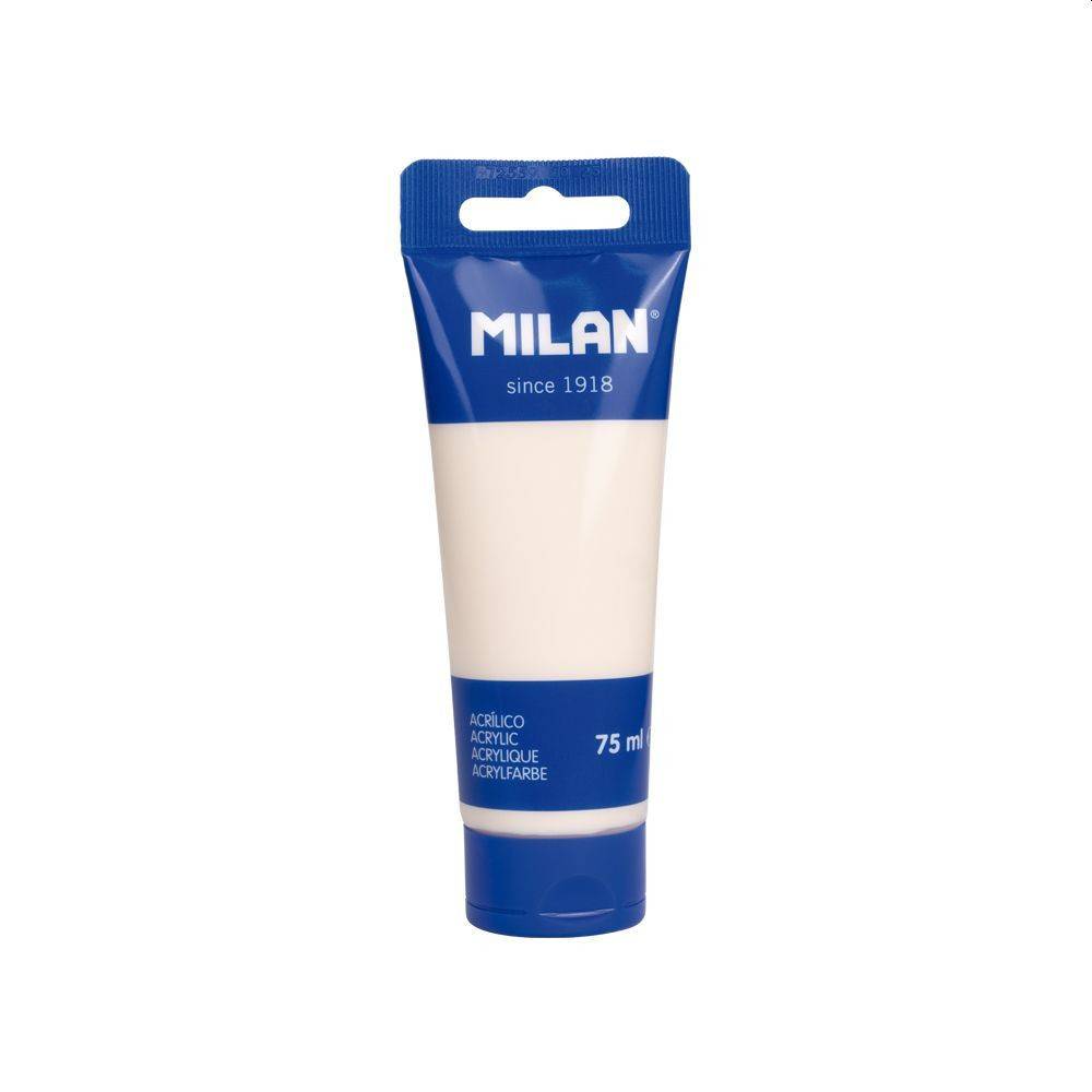 Vopsea acrilica pentru pictura, roz pastel, 75 ml, MILAN