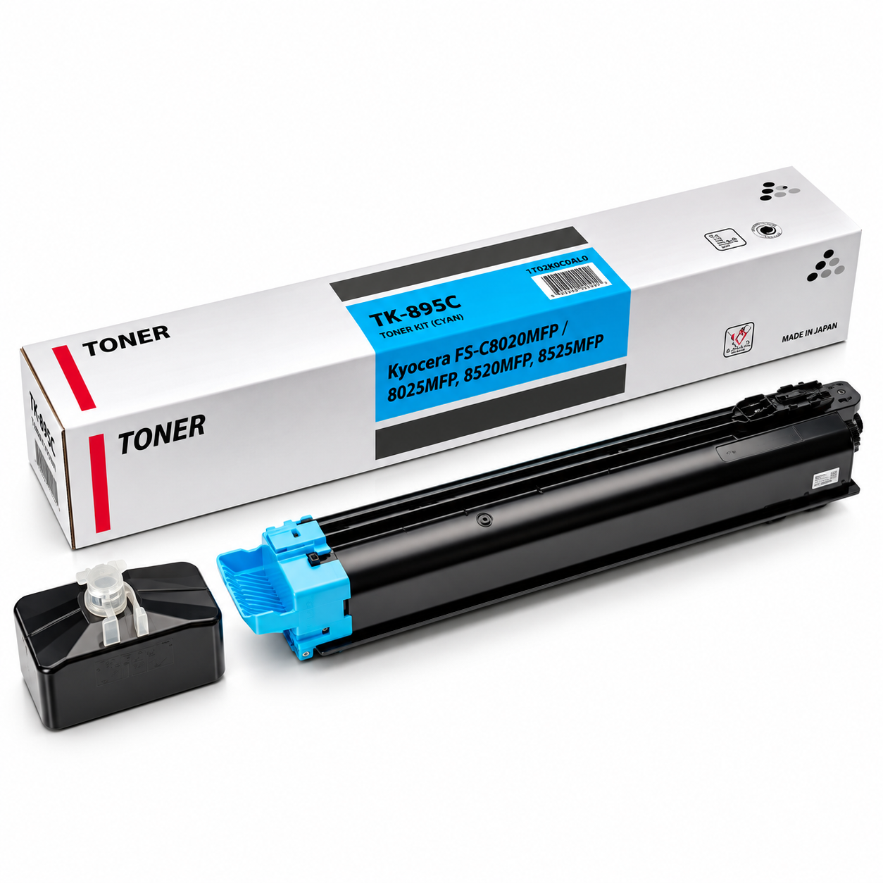 Cartus toner compatibil Kyocera TK-895, cyan, capacitate de 6.000 pagini