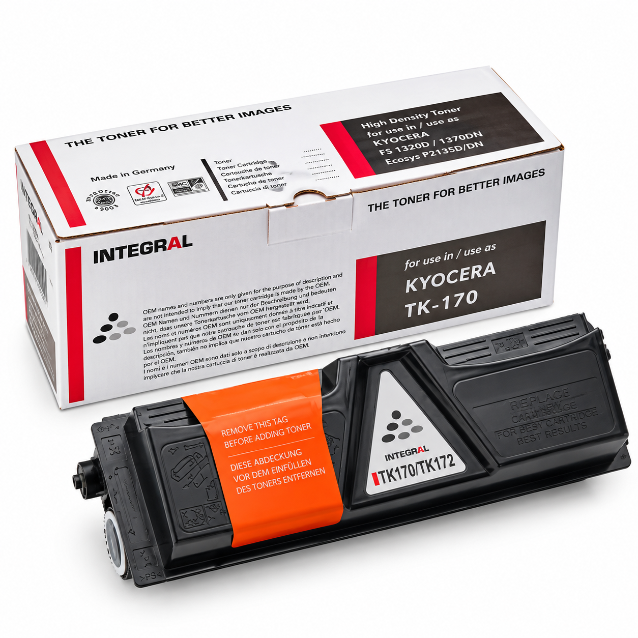 Cartus toner compatibil Kyocera TK-170, negru, capacitate de 7.200 pagini