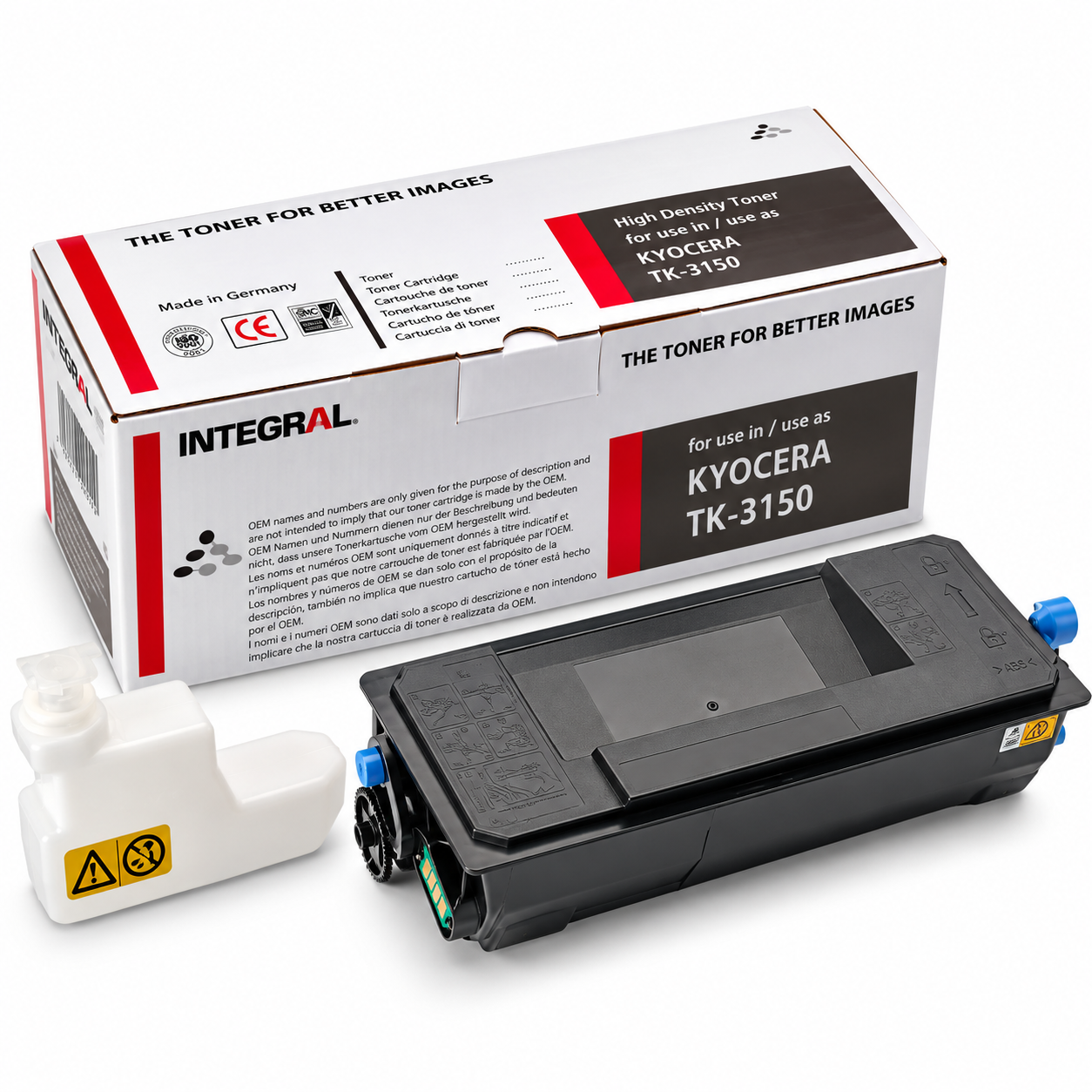 Cartus toner compatibil Kyocera TK-3150, negru, capacitate de 14.500 pagini
