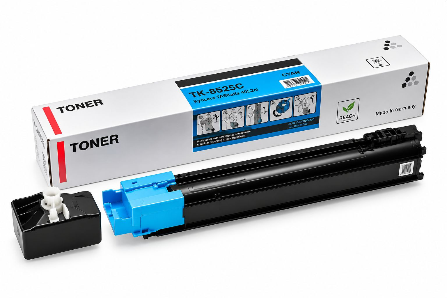 Cartus toner compatibil Kyocera TK-8525, cyan, 20.000 pagini