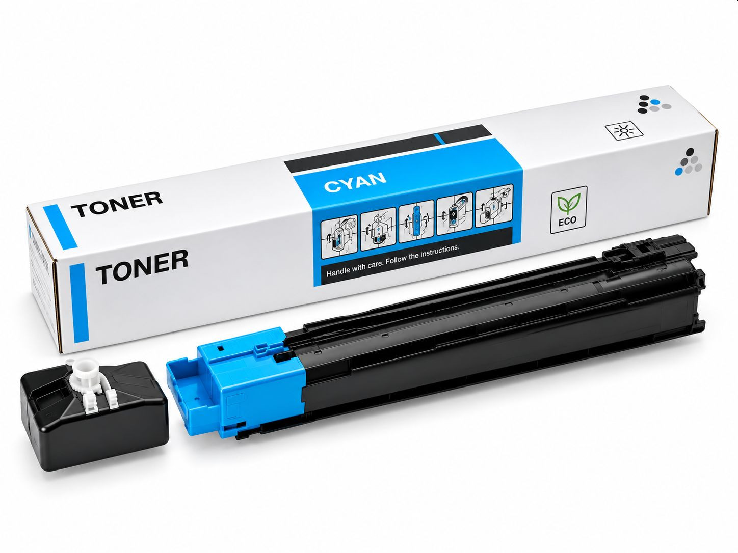 Cartus toner compatibil Kyocera TK-8515, cyan, 20.000 pagini