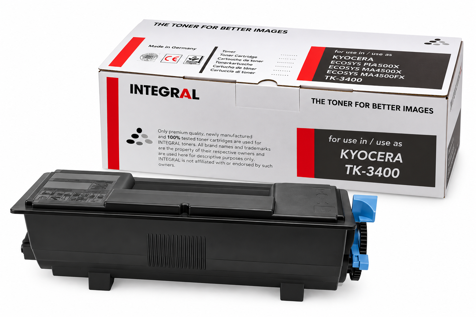Cartus toner compatibil Kyocera TK-3400, negru, capacitate de 12.500 pagini