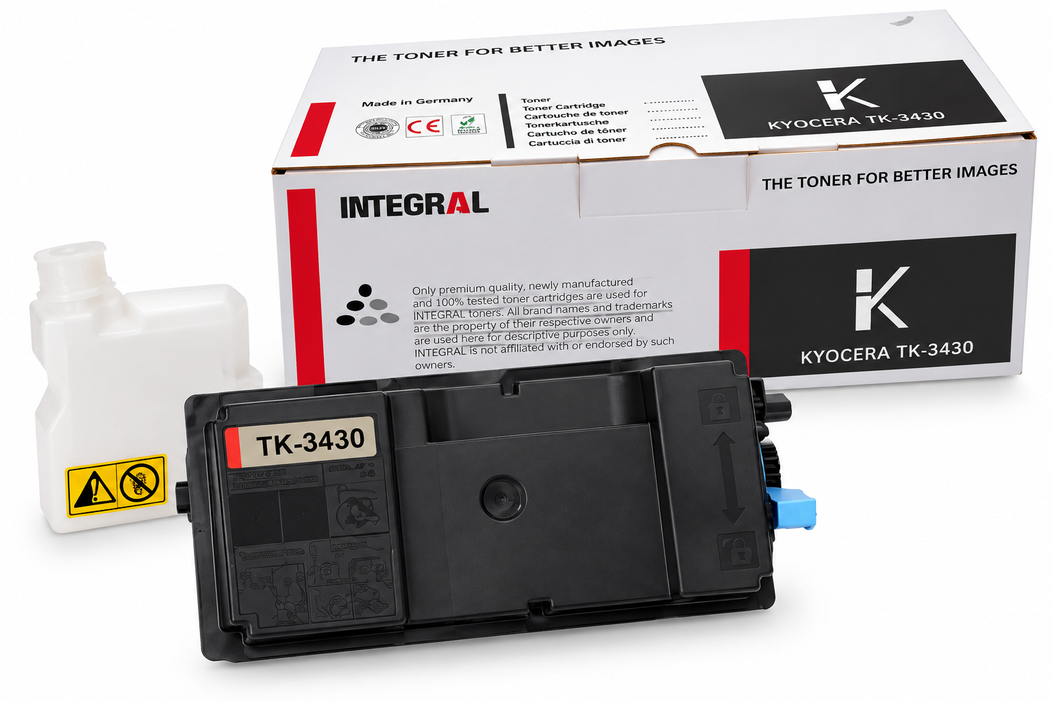 Toner compatibil Kyocera TK-3430, negru, randament de 25.000 pagini