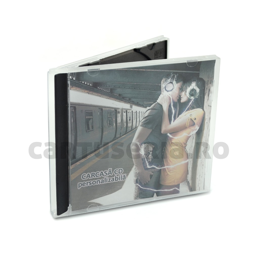 Carcasa plastic Jewel Case pentru CD 10 mm Transparent cartuseria.ro imagine 2022