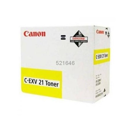 Toner original Canon C-EXV21Y Yellow