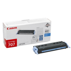 Toner original Canon CRG-707C Cyan pentru LBP-5000
