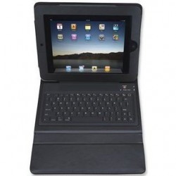 Husa Manhattan iPad cu tastatura Bluetooth Neagra